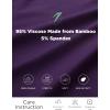GYS Women Tank Tops Loose Fit Summer Basic Sleeveless Tops Bamboo Viscose Pajama Shirts(V-neck Purple)