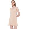 GYS Women’s Bamboo Viscose Full Slips for Under Dresses Adjustable Spaghetti Straps Cami Slip Dress(Beige)