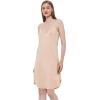 GYS Women’s Bamboo Viscose Full Slips for Under Dresses Adjustable Spaghetti Straps Cami Slip Dress(Beige-long Style)