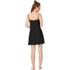 GYS Women’s Bamboo Viscose Full Slips for Under Dresses Adjustable Spaghetti Straps Cami Slip Dress(Black)