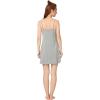 GYS Women’s Bamboo Viscose Full Slips for Under Dresses Adjustable Spaghetti Straps Cami Slip Dress(Heather Grey)