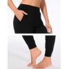 GYS Women’s Bamboo Viscose Pajama Pants, High Waist Christmas Plaid Sleepwear Joggers with Pockets(Black)
