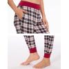 GYS Women’s Bamboo Viscose Pajama Pants, High Waist Christmas Plaid Sleepwear Joggers with Pockets(Multicoloured Plaid)