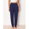 GYS Women’s Bamboo Viscose Pajama Pants, High Waist Christmas Plaid Sleepwear Joggers with Pockets(Navy)