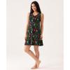 GYS Womens Bamboo-Derived Viscose Nightgowns Soft Sleeveless V Neck Nightdress Lightweight Sleep Shirt S-4XP(A- Holly)