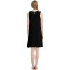 GYS Womens Bamboo-Derived Viscose Nightgowns Soft Sleeveless V Neck Nightdress Lightweight Sleep Shirt S-4XP(B- Black)