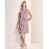 GYS Womens Bamboo-Derived Viscose Nightgowns Soft Sleeveless V Neck Nightdress Lightweight Sleep Shirt S-4XP(C- Mauve Purple)