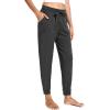 GYS Women’s Pajama Pants Drawstring Waistband Jogger Lounge Pants with Pockets(Dark Heather Grey)