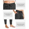 GYS Women’s Pajama Pants Drawstring Waistband Jogger Lounge Pants with Pockets(Dark Heather Grey)