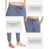 GYS Women’s Pajama Pants Drawstring Waistband Jogger Lounge Pants with Pockets(Grayish Blue)
