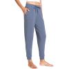 GYS Women’s Pajama Pants Drawstring Waistband Jogger Lounge Pants with Pockets(Grayish Blue)