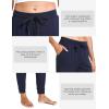 GYS Women’s Pajama Pants Drawstring Waistband Jogger Lounge Pants with Pockets(Navy)