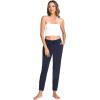 GYS Women’s Pajama Pants Drawstring Waistband Jogger Lounge Pants with Pockets(Navy)