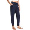 GYS Women’s Pajama Pants Drawstring Waistband Jogger Lounge Pants with Pockets(Navy)