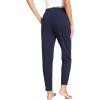 GYS Women’s Pajama Pants Drawstring Waistband Jogger Lounge Pants with Pockets(Navy)