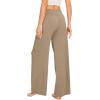 GYS Women’s Pajama Pants Soft Bamboo Viscose Lounge Pants High Waisted Pj Bottoms Comfy Yoga Pants with Pockets(Camel)