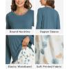 GYS Women’s Pajama Sets Long Sleeve Sleepwear Comfy 2 Piece Ladies Pj Sleep Set, Viscose Made from Bamboo(A- Green)