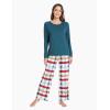 GYS Women’s Pajama Sets Long Sleeve Sleepwear Comfy 2 Piece Ladies Pj Sleep Set, Viscose Made from Bamboo(A- Green Plaid)