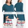 GYS Women’s Pajama Sets Long Sleeve Sleepwear Comfy 2 Piece Ladies Pj Sleep Set, Viscose Made from Bamboo(A- Green Plaid)
