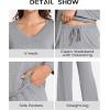 GYS Women’s Pajama Sets Long Sleeve Sleepwear Comfy 2 Piece Ladies Pj Sleep Set, Viscose Made from Bamboo(B- Heather Grey)