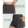 GYS Women’s Pajama Shorts Comfy Summer Lounge Shorts with Pockets(Dark Grey)
