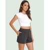 GYS Women’s Pajama Shorts Comfy Summer Lounge Shorts with Pockets(Dark Grey)