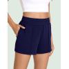 GYS Women’s Pajama Shorts Comfy Summer Lounge Shorts with Pockets(Navy)