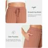 GYS Womens Pajama Shorts Soft Comfy Summer Lounge Sleep Bottoms with Drawstring and Pockets(Blush Pink)