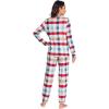 GYS Womens Pajamas Set – Viscose Made from Bamboo, Long Sleeve Sleepwear Tops with Jogger Pants Lounge Pjs Sets(Green Plaid)