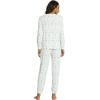 GYS Womens Pajamas Set – Viscose Made from Bamboo, Long Sleeve Sleepwear Tops with Jogger Pants Lounge Pjs Sets(Grey Leopard)