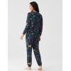 GYS Womens Pajamas Set – Viscose Made from Bamboo, Long Sleeve Sleepwear Tops with Jogger Pants Lounge Pjs Sets(Xmas Chaos)