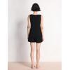 GYS Women’s Pajamas Set Bamboo Viscose Short Sleeve Top and Shorts 2 Piece Summer Sleepwear(Black)
