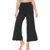 GYS Women’s Wide Leg Pajama Pants with Pockets Soft Yoga Palazzo Pants Lounge Trousers Sweatpants with Casual Split