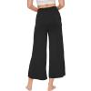 GYS Women’s Wide Leg Pajama Pants with Pockets Soft Yoga Palazzo Pants Lounge Trousers Sweatpants with Casual Split