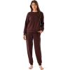 GYS 2 Piece Sets for Women Sweatsuit Lounge Set Matching Sweatshirt Sweatpants Fall Travel Outfits Tracksuit with Pockets(Chocolate)