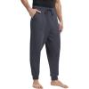 GYS Men’s Sweatpants Soft Stretch Drawstring Waist Casual Joggers Pants with Pockets(Dark Grey)