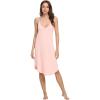 GYS Women’s Bamboo Viscose Full Slips for Under Dresses Adjustable Spaghetti Straps Cami Slip Dress(Pink-long Style)