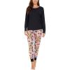 Black Flowers/Tapered-leg