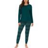 Green Plaid/Tapered-leg