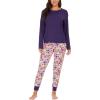 Purple Flowers/Tapered-leg
