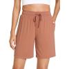 GYS Womens Pajama Shorts Soft Comfy Summer Lounge Sleep Bottoms with Drawstring and Pockets(Blush Pink)