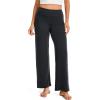 GYS Womens Sweatpants High Waisted Straight Leg Yoga Pants Open Bottom Sweatpants Cloud-Soft Breathable Stretchy Lounge Pants(Dark Grey)