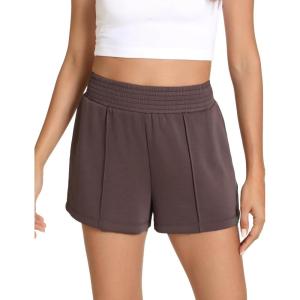 GYS Women’s Pajama Shorts Comfy Summer Lounge Shorts with Pockets(Brown)
