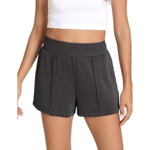 GYS Women’s Pajama Shorts Comfy Summer Lounge Shorts with Pockets(Dark Grey)