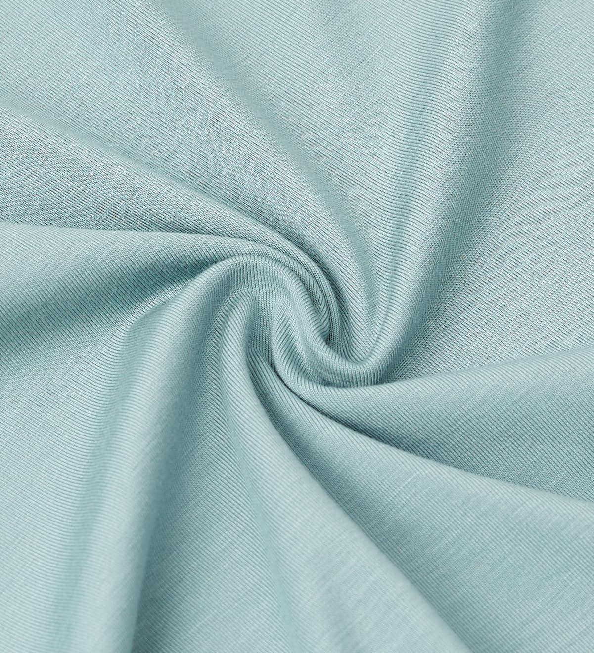 imageGYS Premium Bamboo Viscose Womens Full Slips Nightgown Soft and Lightweight Spaghetti Strap Sleep DressLight Greyish Green