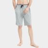 GYS Men’s Bamboo Viscose Pajama Shorts Soft Comfy Knit Sleepwear Shorts with Pockets