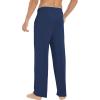 GYS Men’s Pajama Pants – Viscose Made from Bamboo, Soft Lounge Pants with Pockets Tall Sleep Pj Bottoms