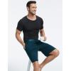 GYS Men’s Pajama Shorts Soft Lightweight Bamboo Viscose Mens Comfy Sleepwear Bottoms with Pockets(Indigo)