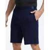 GYS Men’s Pajama Shorts Soft Lightweight Bamboo Viscose Mens Comfy Sleepwear Bottoms with Pockets(Navy)