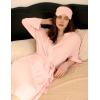GYS Premium Viscose from Bamboo Robe for Women Long Sleeve Bathrobes Soft Kimono Robes(Pink)